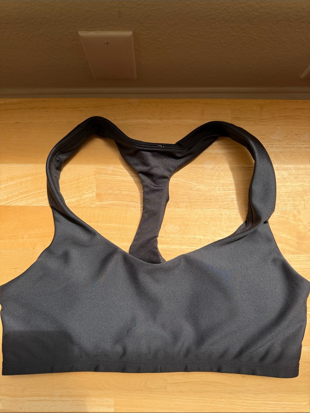 ALO Yoga Black Racerback Sports Bra